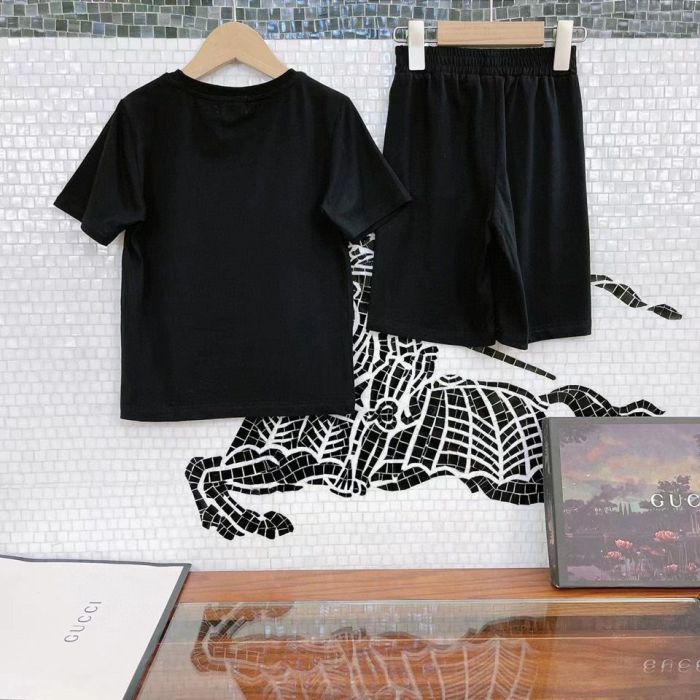 T-shirt + shorts  suit Kids set clothes, no box, CL25-929-930