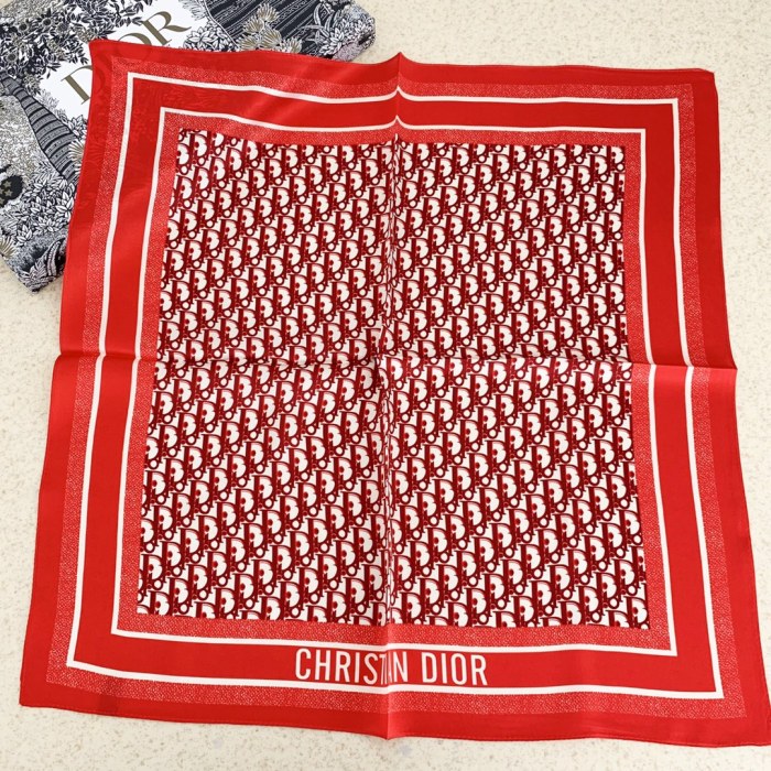 Cotton silk scarf, size 70*70cm, SF20-113-118