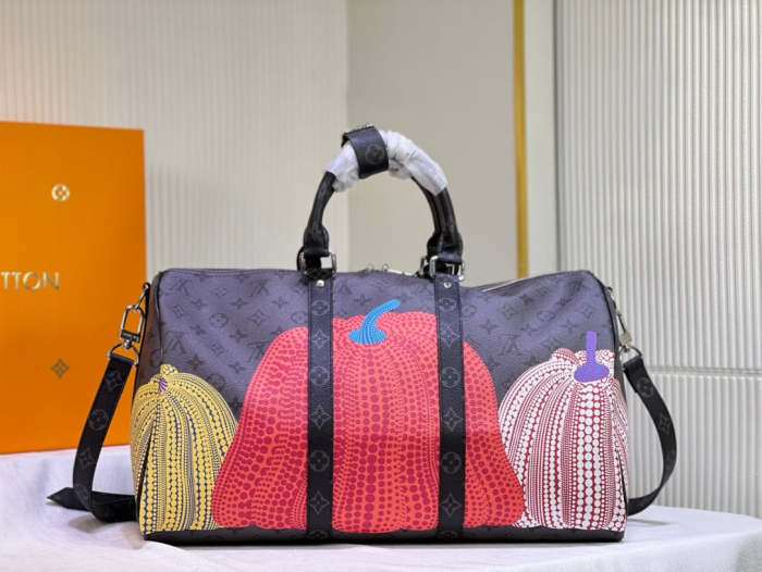 Keepall Leather  bag ,5A , size 45x27x20cm ,no box,  B110-141