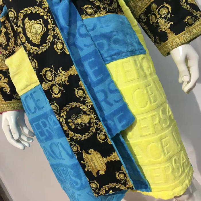 Cottton long bathrobe for men and women,  CL110-97