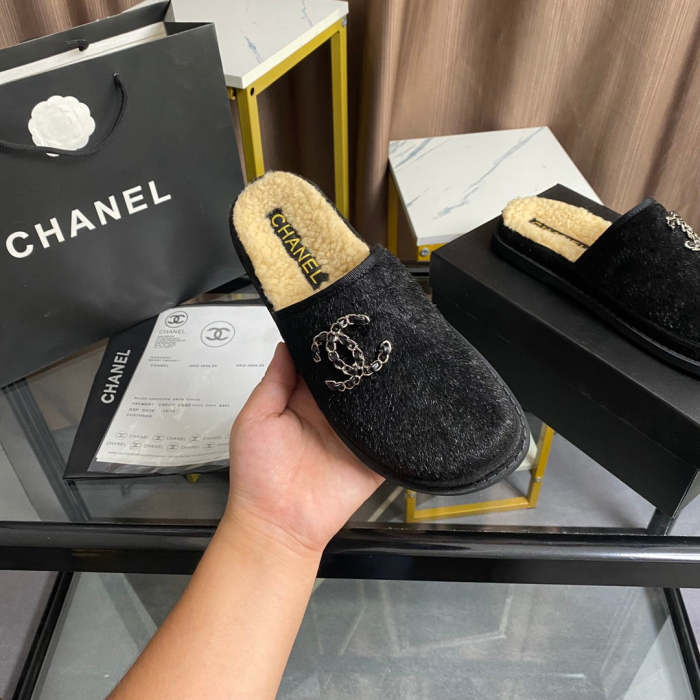 Women fur flat shoes,size 35-41, SS60-1936-1938