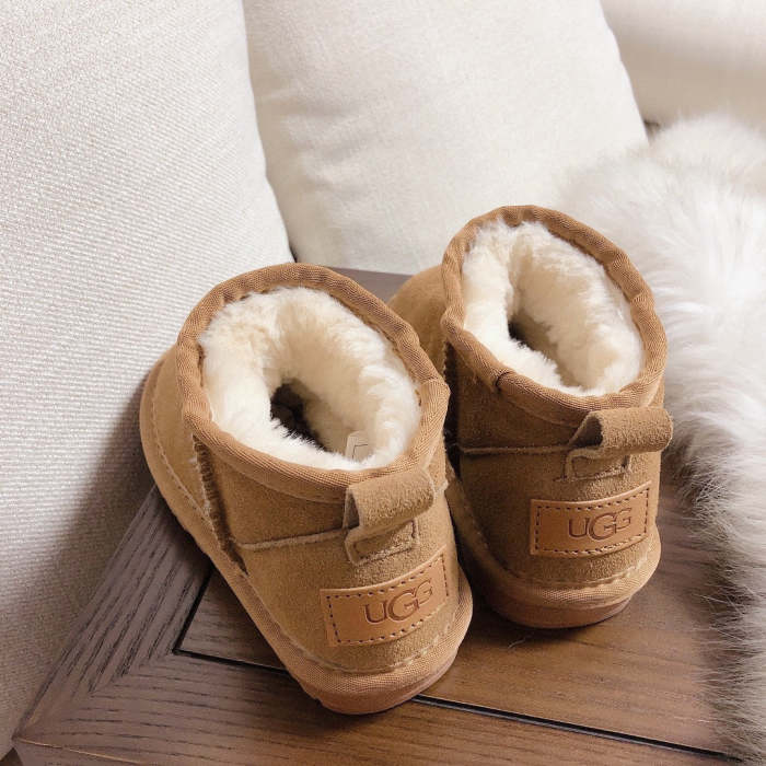 Adult  kids family flat snow boots shoes, wih box, size 25-44, SS40-2-4