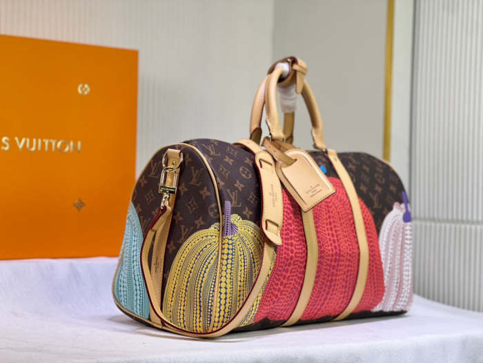 Keepall Leather  bag ,5A , size 45x27x20cm ,no box,  B110-142
