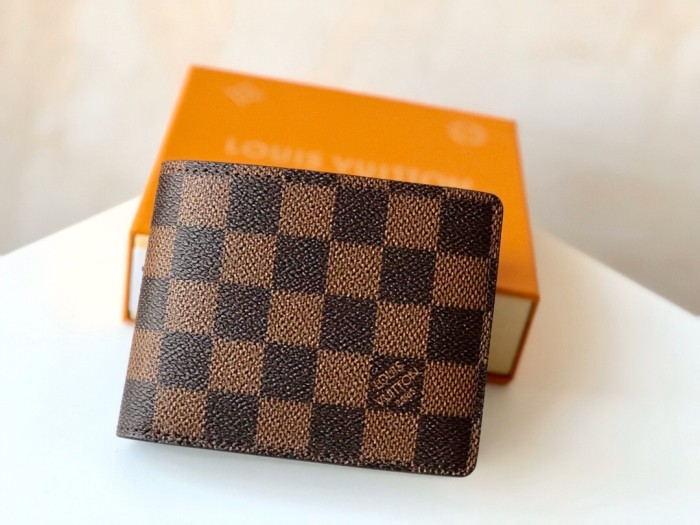 Men's Wallet,  High 1:1 Quality，with initial，with box, B80-1-2