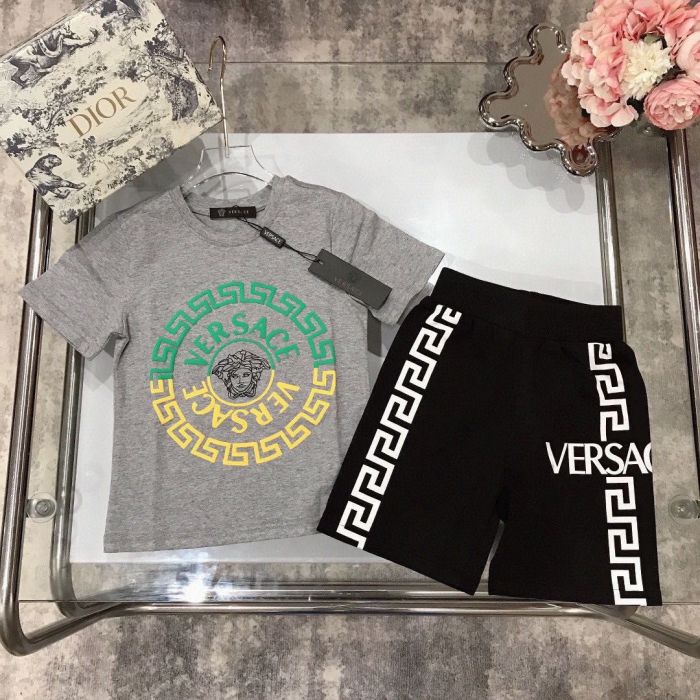 T-shirt +  shorts suit Kids set clothes, no box, CL25-894-897