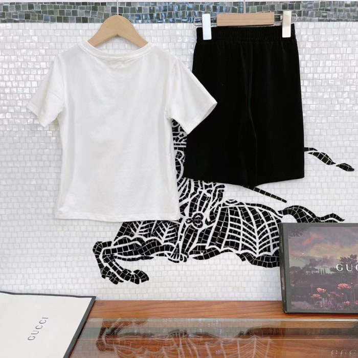 T-shirt + shorts  suit Kids set clothes, no box, CL25-929-930