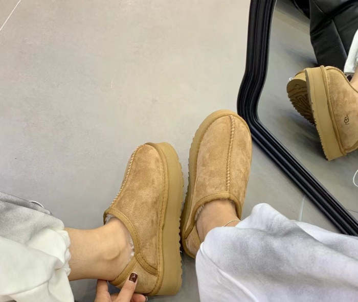 Women flat fur shoes, size 35-42, SS70-1798