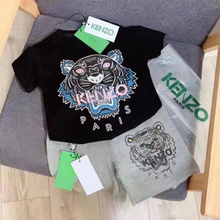 T-shirt + shorts  suit Kids set clothes, no box,CL25-900-901