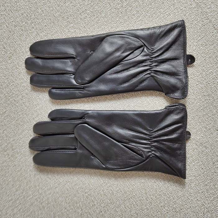 Women's fur leather gloves, GLS30-22