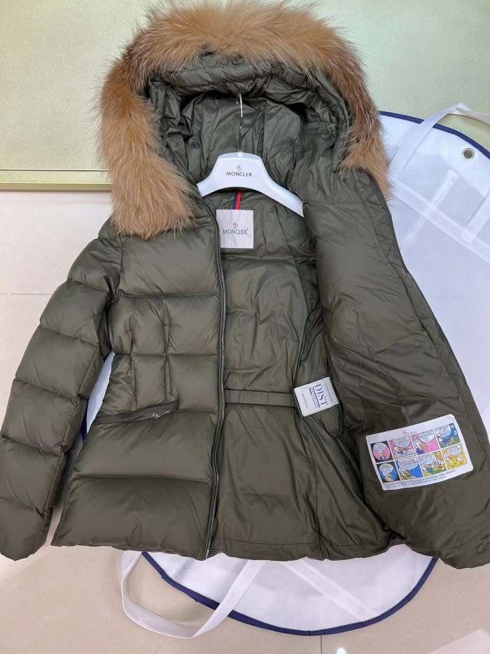 Women's winter thick white duck down jacket coat, CL158-69
