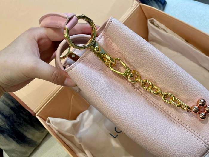 Capucines Leather  bag ,5A , size 27x20cm ,no box,  B110-121