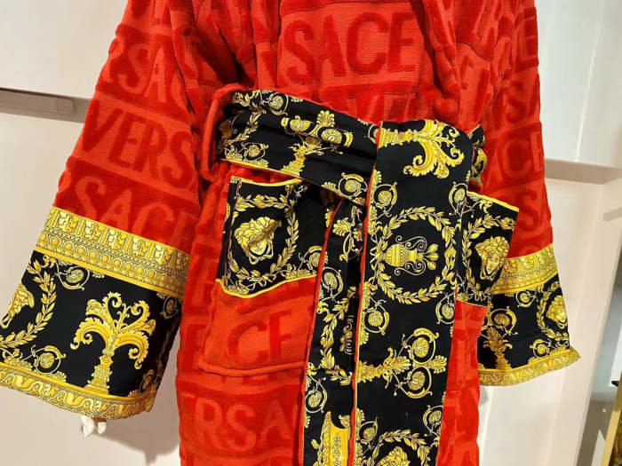 Cottton long bathrobe for men and women,  CL110-94