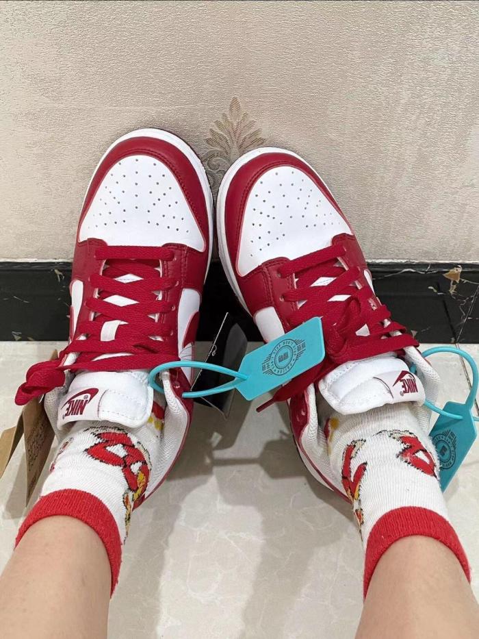 AJ  leather sport sneakers shoes white red , size 36-46, SS80-453