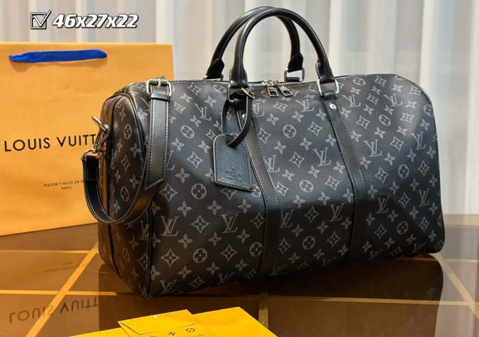 Split leather bag ,3A, size 46x27x22cm, 27x13x15cm, 19x10cm, 4 pieces for set, no box, B75-2832
