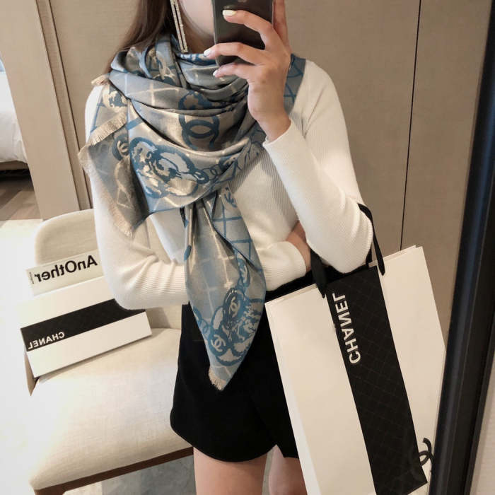 Cotton silk scarf, size 180*70cm, SF20-75-82