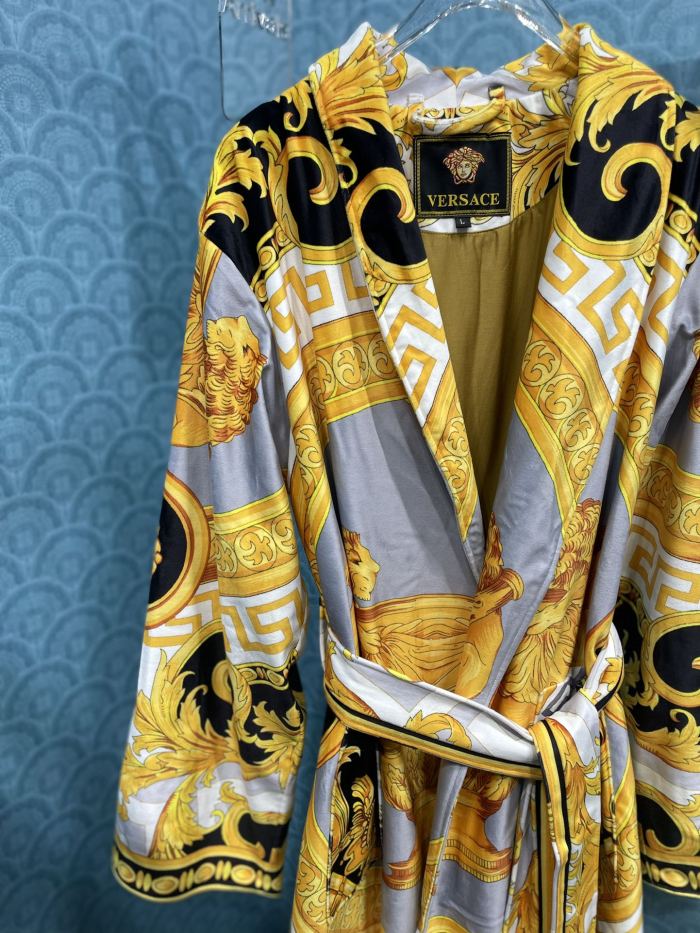 Cottton long bathrobe for men and women,  CL110-99