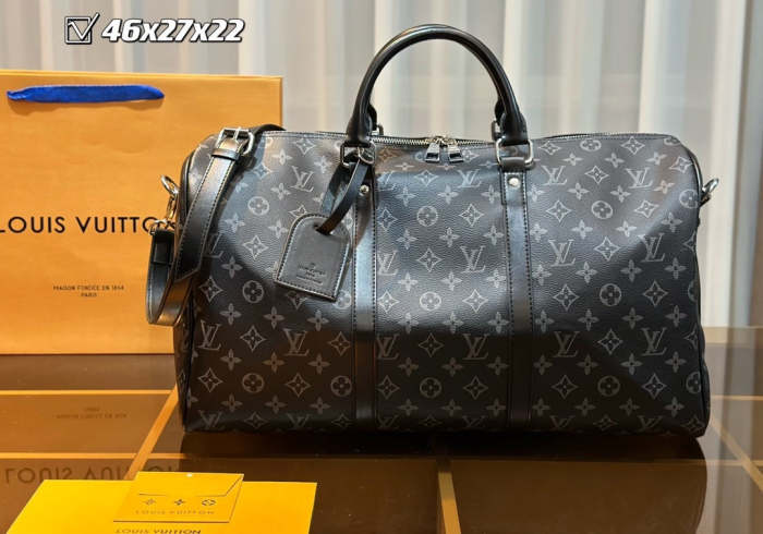 Split leather bag ,3A, size 46x27x22cm, 27x13x15cm, 19x10cm, 4 pieces for set, no box, B75-2832