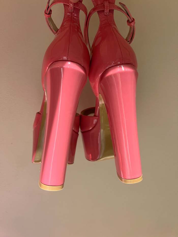Women leather heel shoes,size 35-42, top quality,  heel 15.5cm, with box, SS138-49