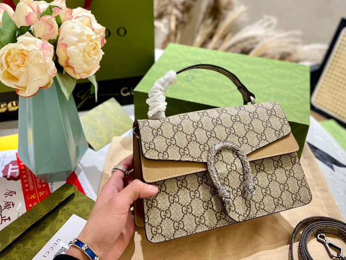 Split leather bag , 3A, size 24cm, no box, B68-5914