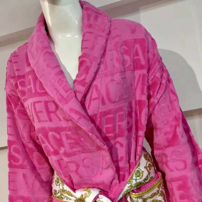 Cottton long bathrobe for men and women,  CL110-92