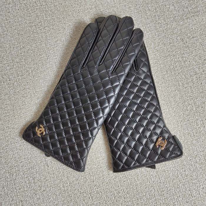 Women's fur leather gloves, GLS30-22