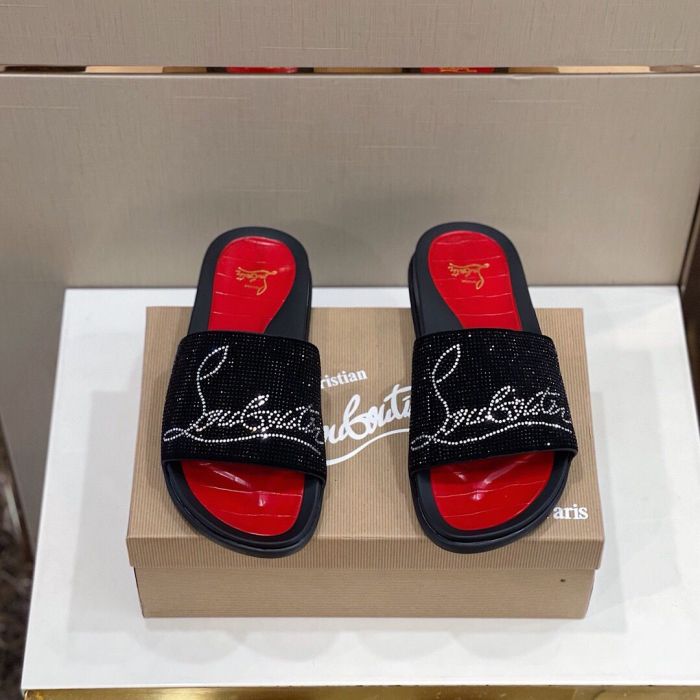 Men Rhinestone slippers shoes, size 38-46, SS88-527-529