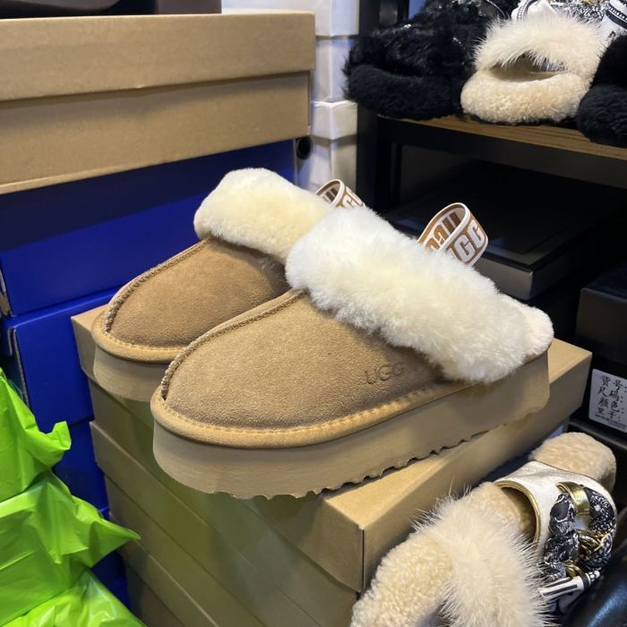 Women flat fur shoes, size 35-42, SS70-1799