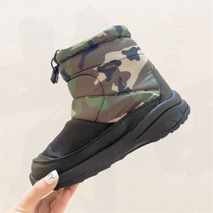 Kid's non-slip down cotton snow boots outdoor sports shoes, size 24-35, SS70-1821-1827