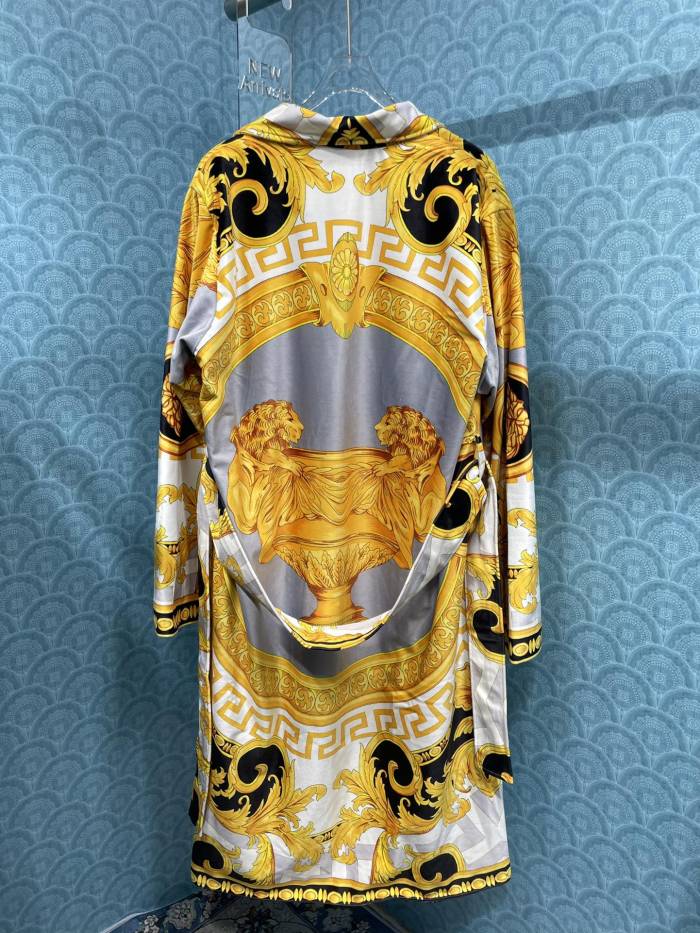 Cottton long bathrobe for men and women,  CL110-99