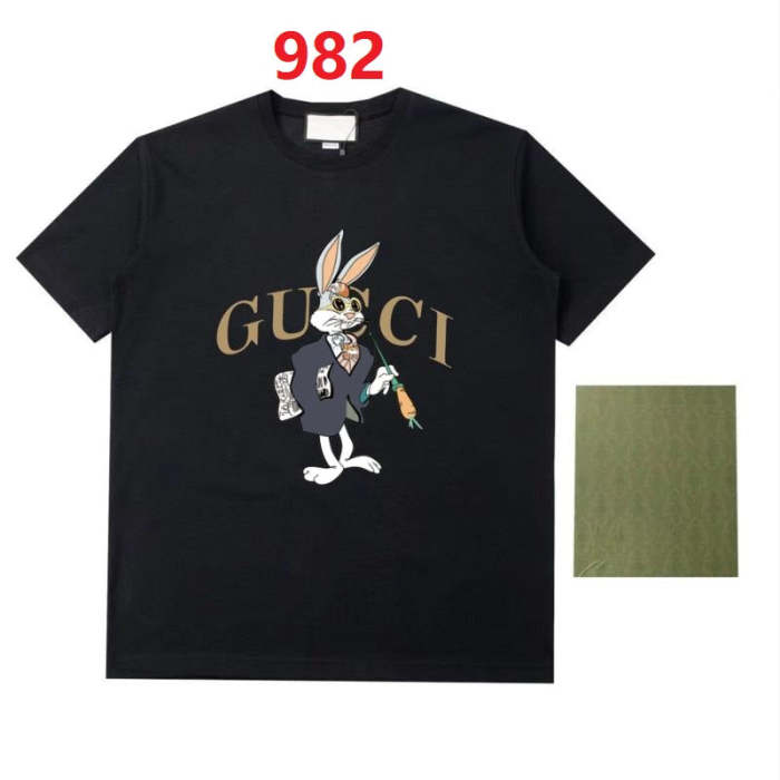 Fashion cotton T shirt for men and women, CL25-982-983