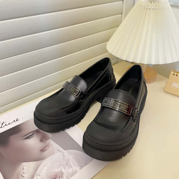 women chunky heel loafers shoes, size 35-40, SS70-1550-1551