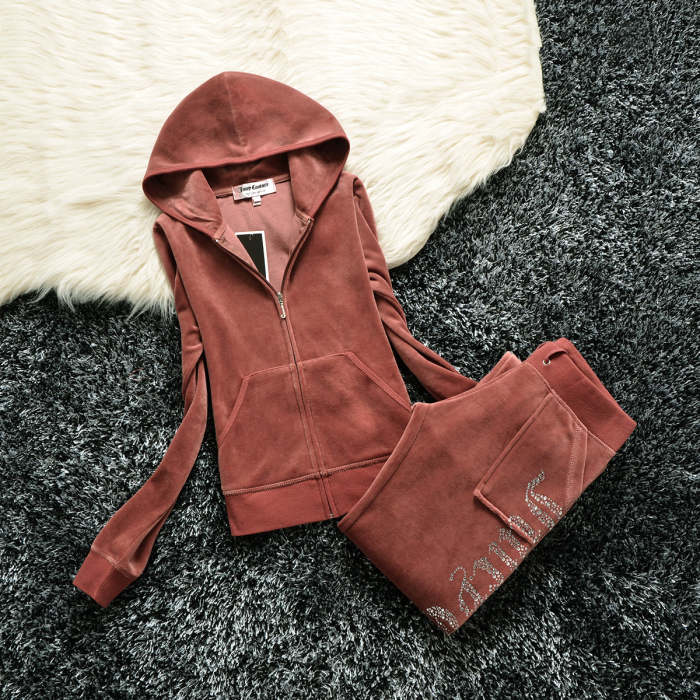 Women's fashion jacket pants velvet sports suit clothes , CL78-70-82