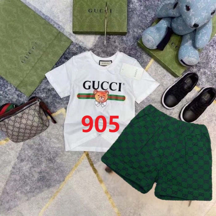 T-shirt + shorts  suit Kids set clothes, no box,CL25-904-905