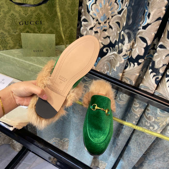 Women fur flat shoes,size 35-42, SS70-1585