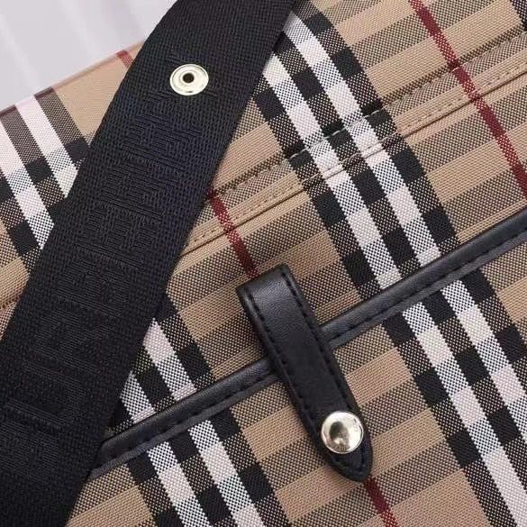 Canvas and split leather baby diaper bag + nursing bottle bag+ cushion, AAA, no box,diaper bag size  45x30x13cm,B98-47