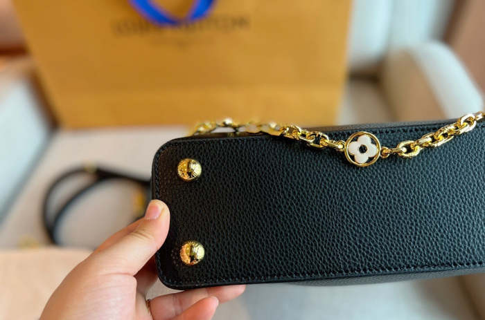 Capucines Leather  bag ,5A , size 27x20cm ,no box,  B110-120
