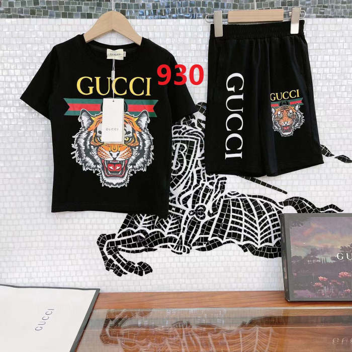 T-shirt + shorts  suit Kids set clothes, no box, CL25-929-930
