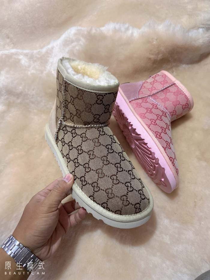 Adult  kids family flat snow boots shoes, wih box, size 25-44, SS50-1411-1412