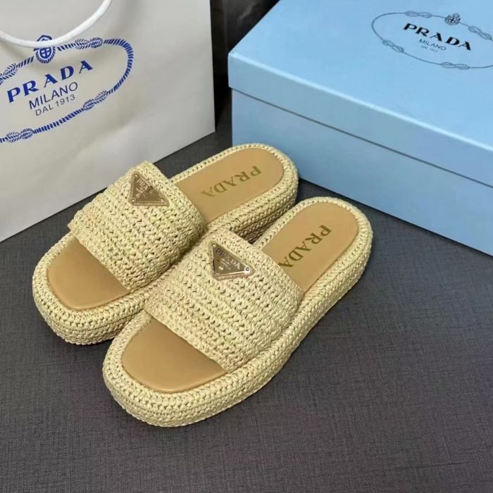 New woven slippers with thick soles，size 35-42, SS60-2308-2310