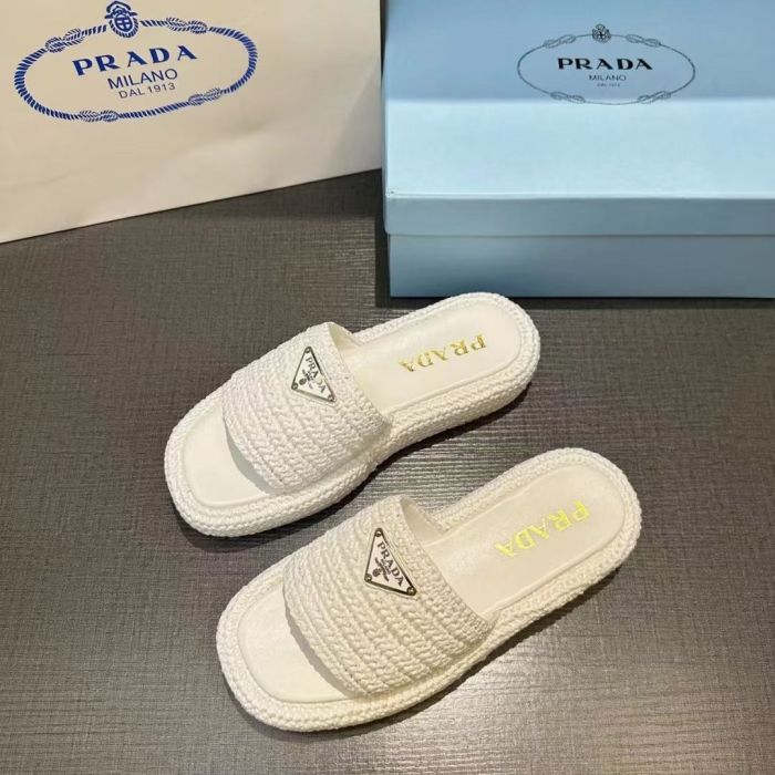 New woven slippers with thick soles，size 35-42, SS60-2308-2310