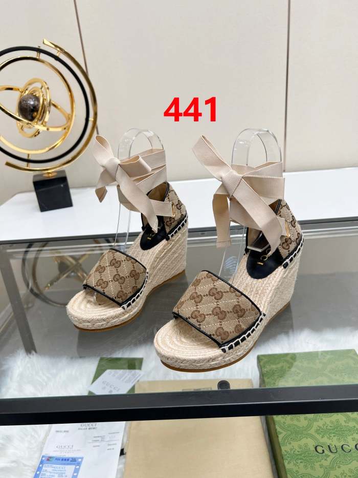 Women Thick-bottomed straw fisherman slipsole sandals shoes, size 35-42, SS98-441