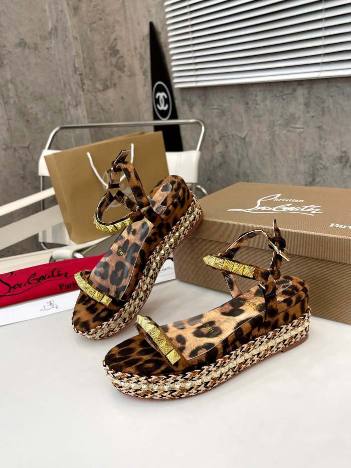 Women Thick-bottomed sandals shoes,heel 12cm or 6cm, size 34-41, SS98-459-460