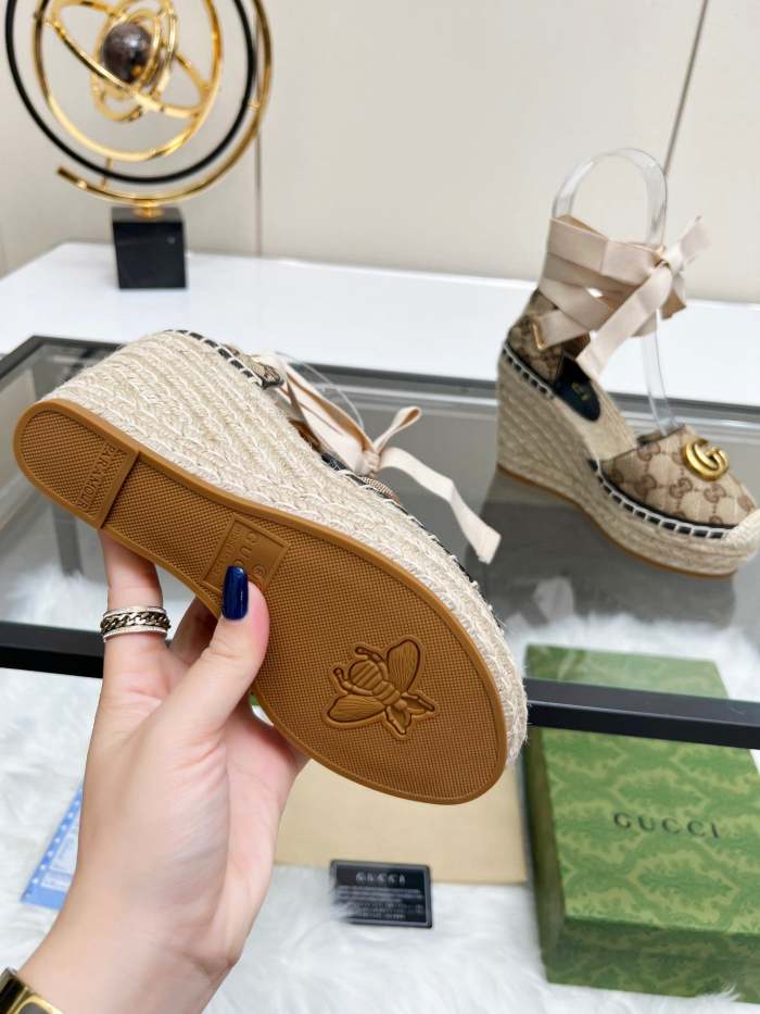 Women Thick-bottomed straw fisherman slipsole sandals shoes, size 35-42, SS98-454
