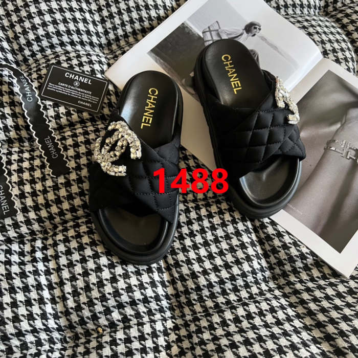 Women  flat splipper shoes, size 35-41, SS50-1488