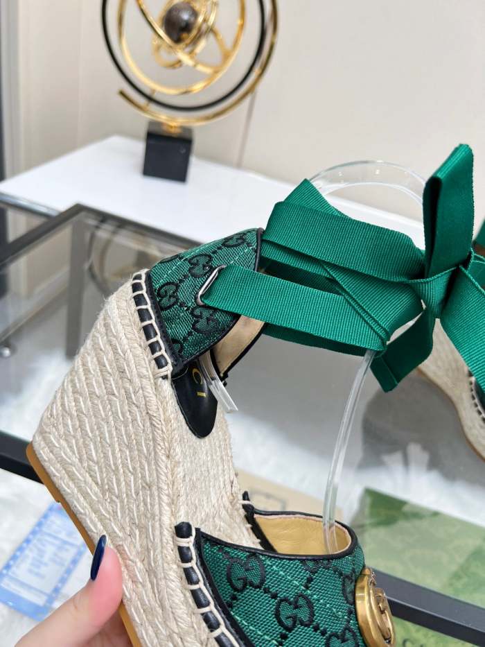 Women Thick-bottomed straw fisherman slipsole sandals shoes, size 35-42, SS98-440