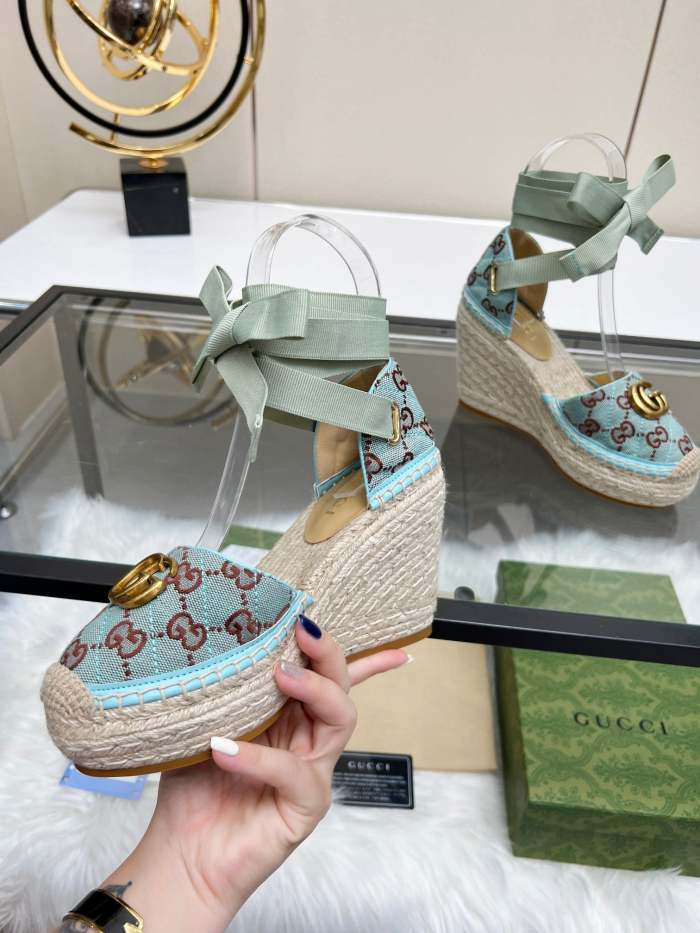 Women Thick-bottomed straw fisherman slipsole sandals shoes, size 35-42, SS98-449