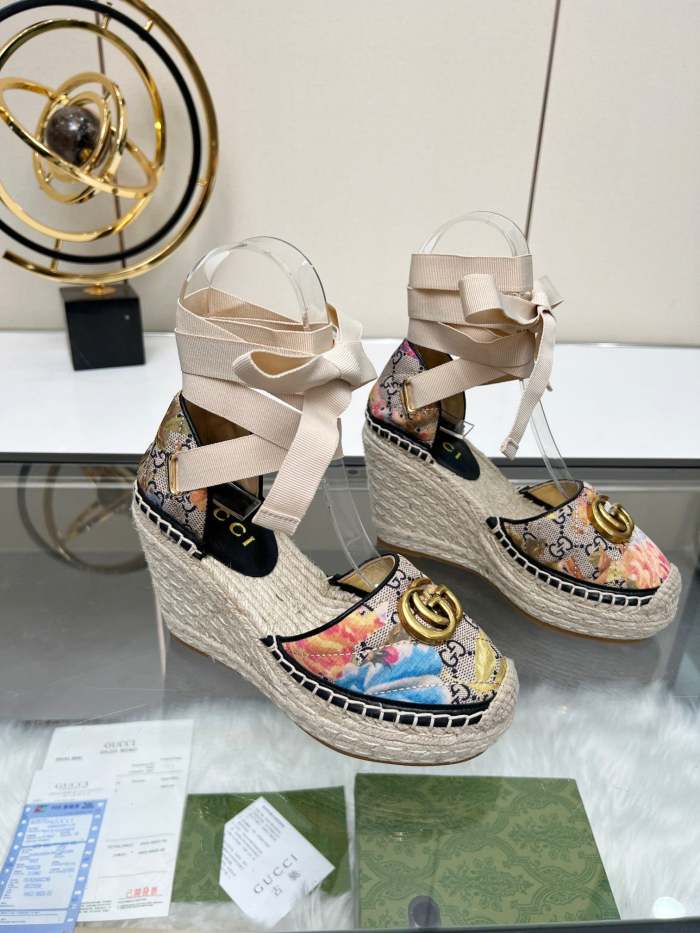 Women Thick-bottomed straw fisherman slipsole sandals shoes, size 35-42, SS98-446