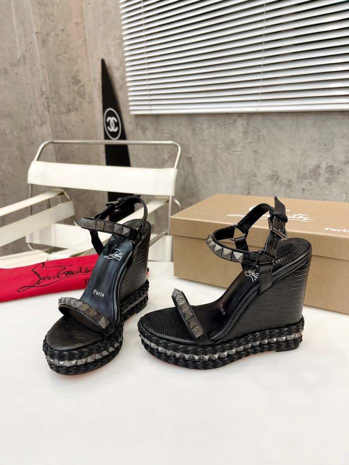 Women Thick-bottomed slipsole sandals shoes,heel 12cm, size 34-41, SS110-424-426