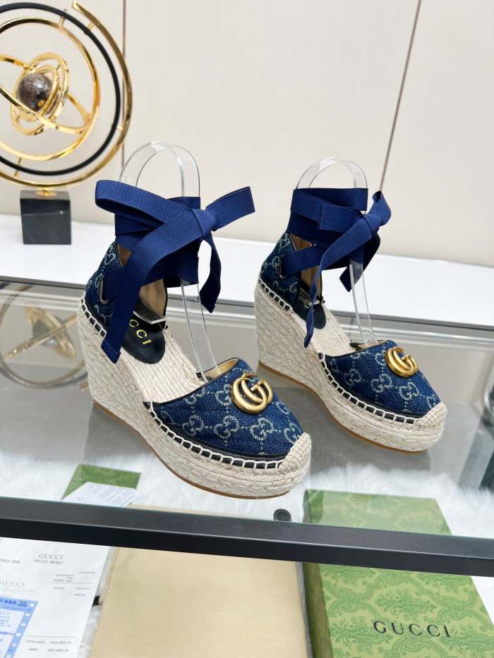 Women Thick-bottomed straw fisherman slipsole sandals shoes, size 35-42, SS98-437