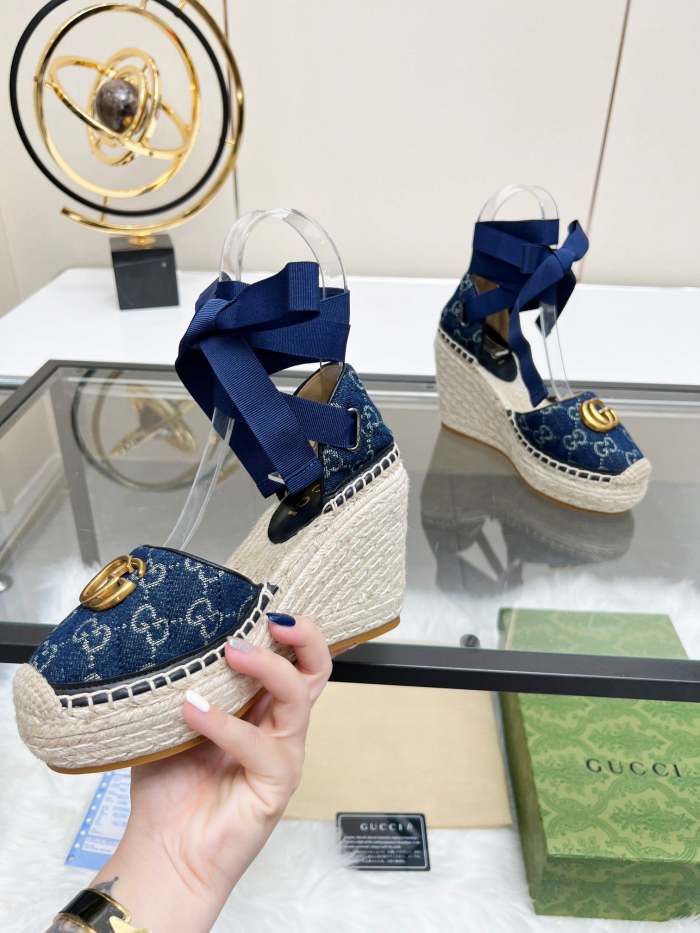 Women Thick-bottomed straw fisherman slipsole sandals shoes, size 35-42, SS98-437